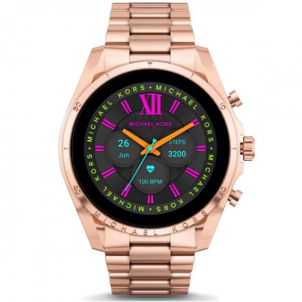 Różowozłoty smartwatch Michael Kors 6 GEN MKT5133 BRADSHAW