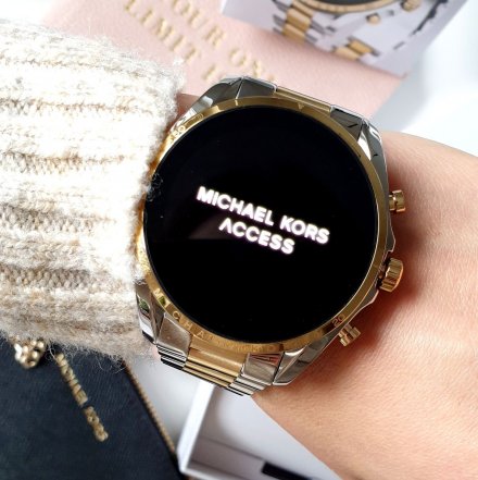 Srebrno-złoty smartwatch Michael Kors 6 GEN MKT5134 BRADSHAW