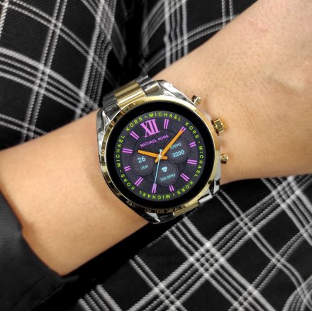 Srebrno-złoty smartwatch Michael Kors 6 GEN MKT5134 BRADSHAW