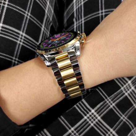 Srebrno-złoty smartwatch Michael Kors 6 GEN MKT5134 BRADSHAW