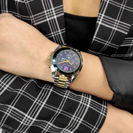 Srebrno-złoty smartwatch Michael Kors 6 GEN MKT5134 BRADSHAW