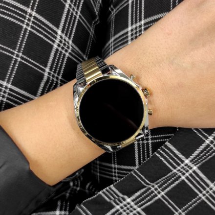 Srebrno-złoty smartwatch Michael Kors 6 GEN MKT5134 BRADSHAW