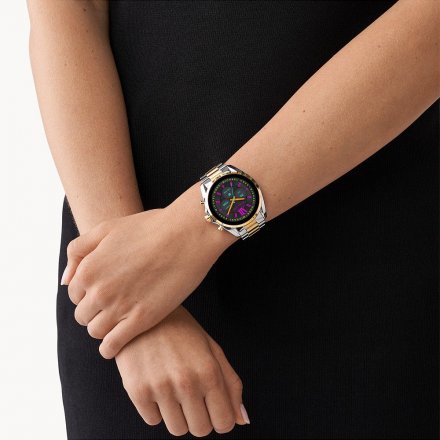Srebrno-złoty smartwatch Michael Kors 6 GEN MKT5134 BRADSHAW