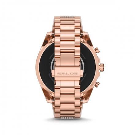 Różowozłoty smartwatch Michael Kors z kryształkami 6 GEN MKT5135 BRADSHAW
