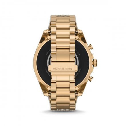 Złoty smartwatch Michael Kors z kryształkami 6 GEN MKT5136 BRADSHAW