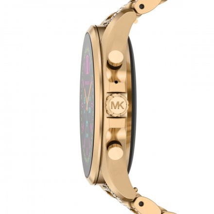 Złoty smartwatch Michael Kors z kryształkami 6 GEN MKT5136 BRADSHAW