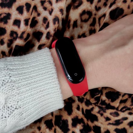 Smartwatch Pacific 23-3 Czerwona Opaska Puls Kroki