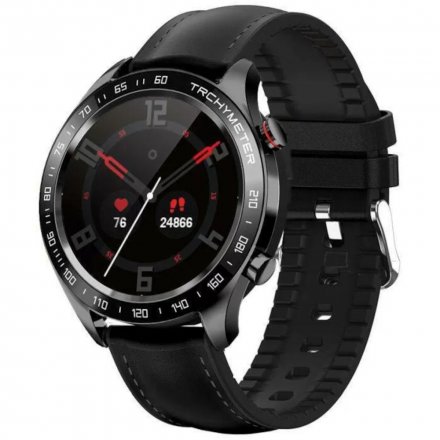 Smartwatch Pacific 21-3 Czarny z paskiem Puls Kroki