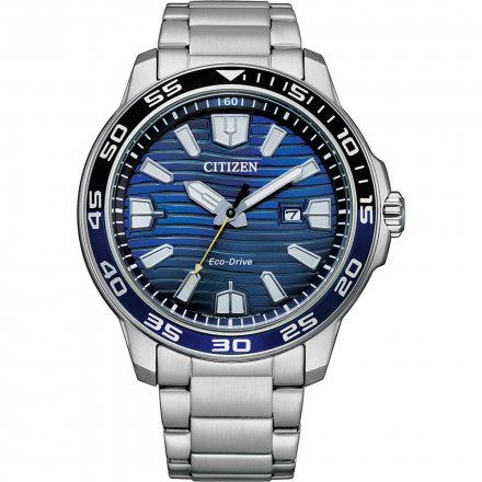 Citizen AW1525-81L Zegarek Męski na bransolecie Eco Drive Sports