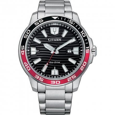 Citizen AW1527-86E Zegarek Męski na bransolecie Eco Drive Sports