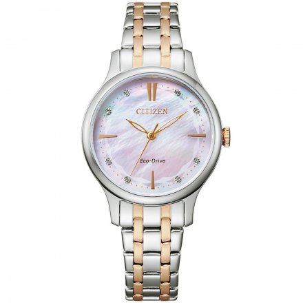 Citizen EM0896-89Y Zegarek Damski na bransolecie Lady Eco-Drive