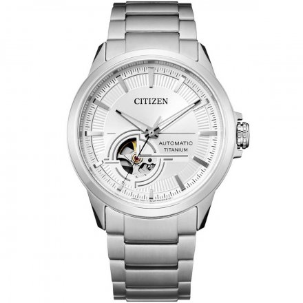Citizen NH9120-88A  Zegarek Męski na bransolecie Titanium Automatic