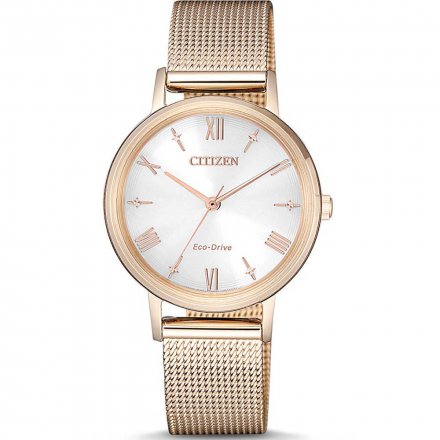 Citizen EM0576-80A Zegarek Damski na bransolecie Lady Eco-Drive