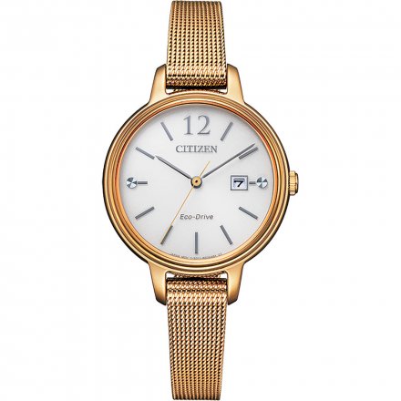 Citizen EW2447-89A  Zegarek Damski na bransolecie Solar Classic