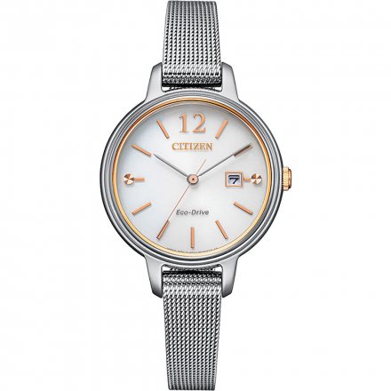 Citizen EW2449-83A  Zegarek Damski na bransolecie Lady Eco-Drive