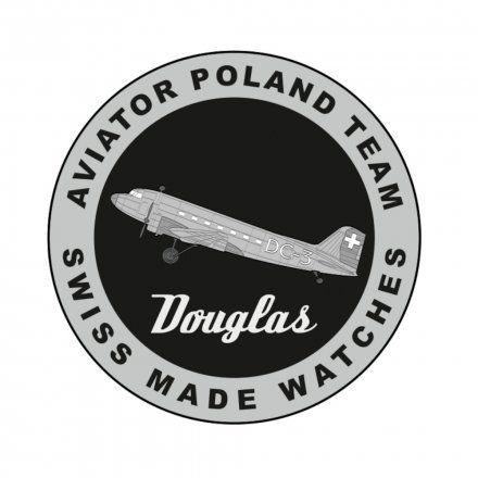 Zegarek Męski Aviator Swiss Made V.3.32.0.273.4 Douglas DC-3