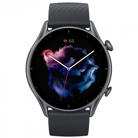 Amazfit GTR 3 czarny z silikonowym paskiem smartwatch Huami