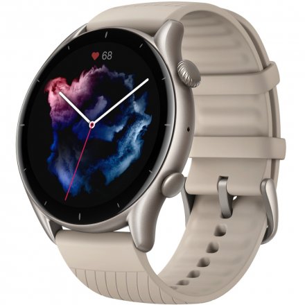 Amazfit GTR 3 Moonlight Grey szary z silikonowym paskiem smartwatch Huami