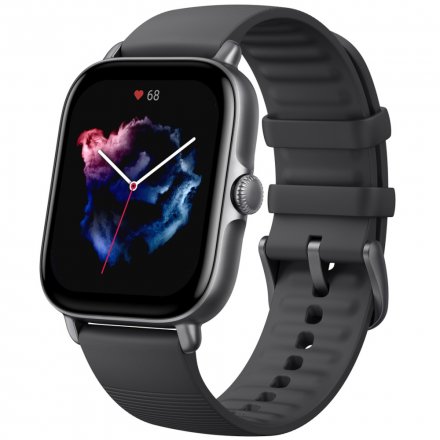 Amazfit GTS 3 Graphite Black czarny smartwatch Huami