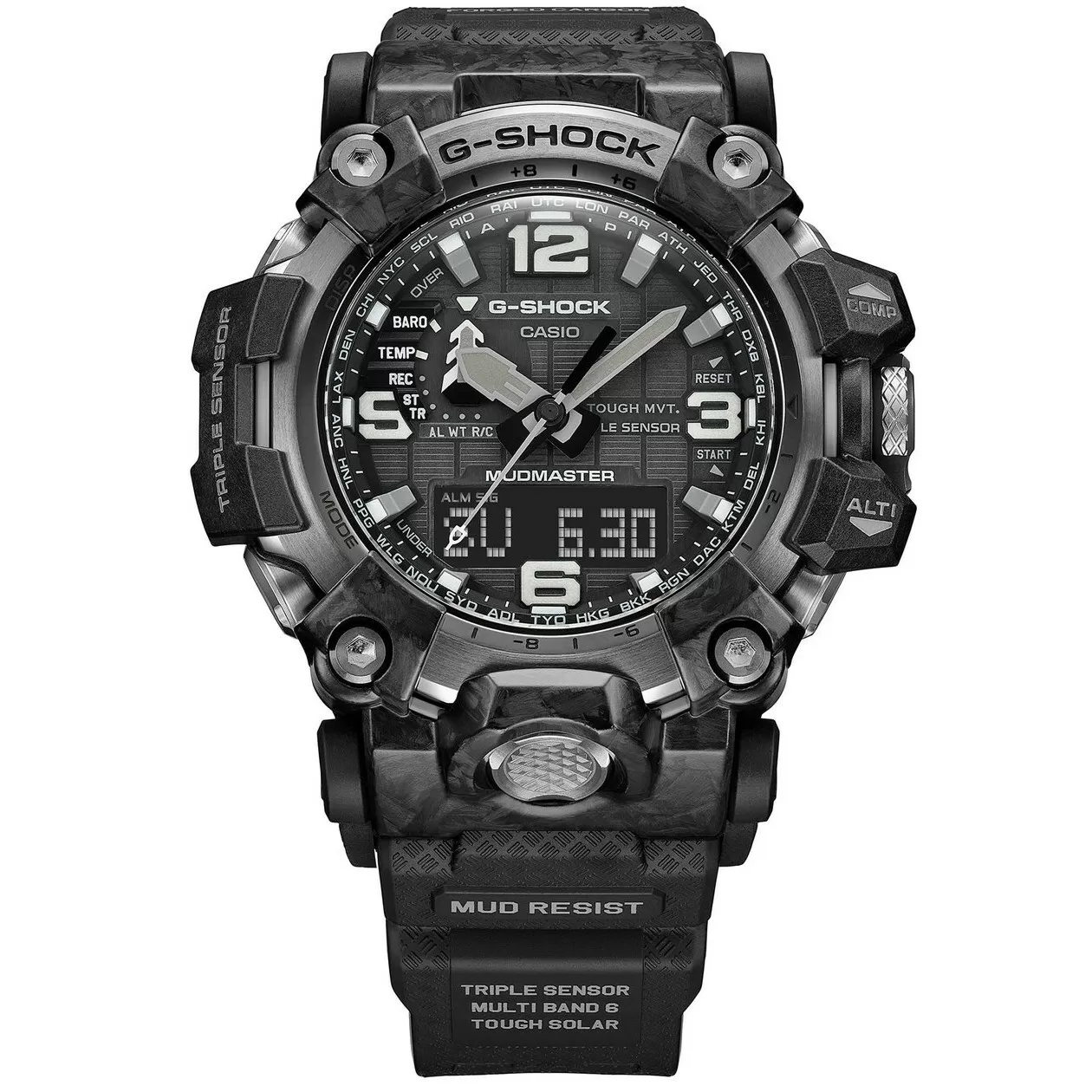 [美品] GWG-2000-1A1AJF CASIO G-SHOCK Zegarek Casio GWG-2000-1A1ER G-Shock Master Of G Premium GWG 2000