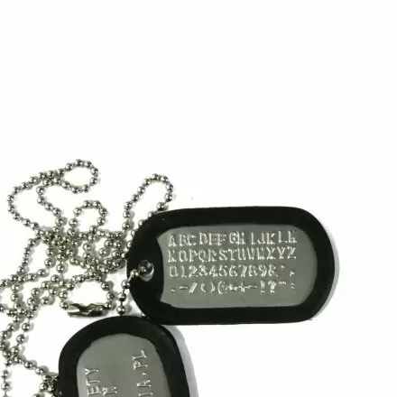 Nieśmiertelnik z Twoim tekstem