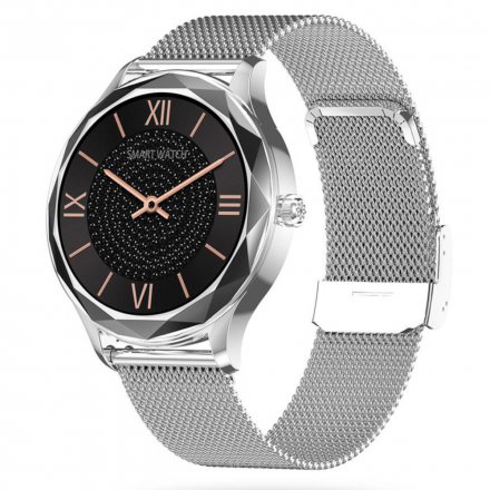 Smartwatch Pacific 27-1 Srebrny Kroki Kalorie Sport Puls Ciśnienie Tlen 