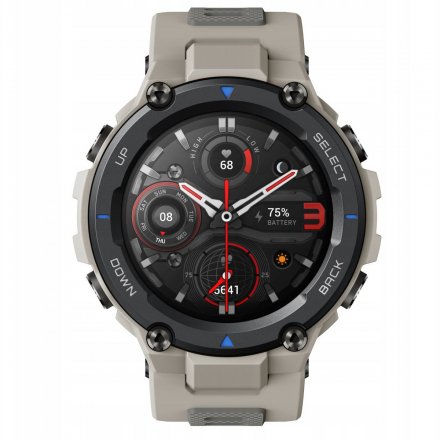 Amazfit wojskowy smartwatch T-Rex PRO beżowy smartwatch Dessert Grey