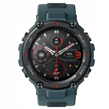 Amazfit wojskowy smartwatch T-Rex PRO niebieski smartwatch Steel Blue