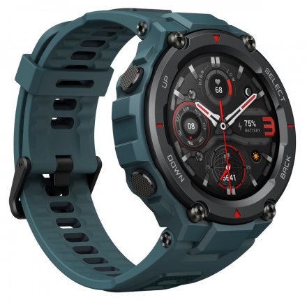 Amazfit wojskowy smartwatch T-Rex PRO niebieski smartwatch Steel Blue