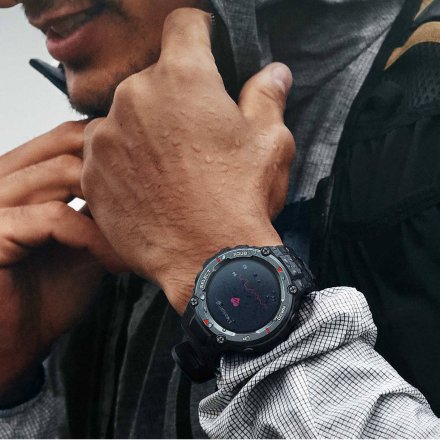 Amazfit wojskowy smartwatch T-Rex PRO niebieski smartwatch Steel Blue