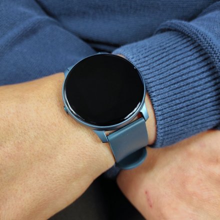 Niebieski smartwatch męski damski Rubicon RNCE40 PRO SMARBN083