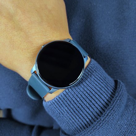 Niebieski smartwatch męski damski Rubicon RNCE40 PRO SMARBN083