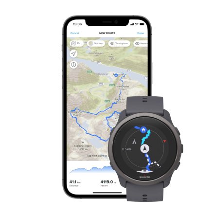 Suunto 5 Peak Ciemny Szary SS050729000 Suunto 5 Dark Heather