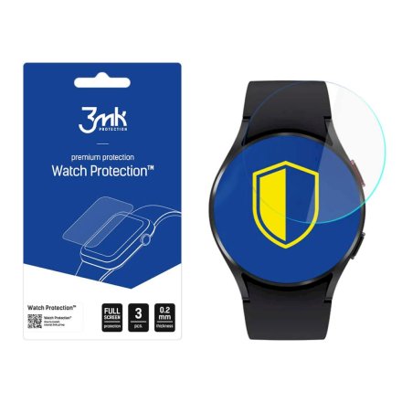 Samsung Galaxy Watch 4 44mm Szkło ochronne 3 szt - 3mk Watch Protection FlexibleGlass Lite