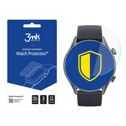 Amazfit GTR 3 PRO Folia ochronna 3 szt - 3mk Watch Protection ARC+