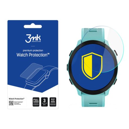 Garmin Forerunner 55 Szkło ochronne 3 szt - 3mk Watch Protection FlexibleGlass Lite