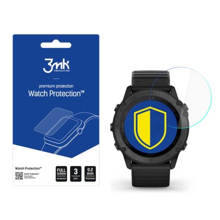 Garmin Tactix Delta Szkło ochronne 3 szt - 3mk Watch Protection FlexibleGlass Lite