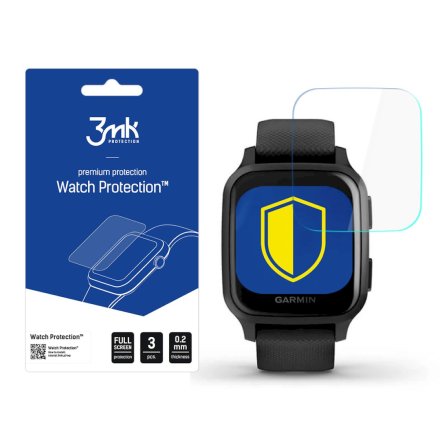 Garmin Venu SQ Folia ochronna 3 szt - 3mk Watch Protection ARC+