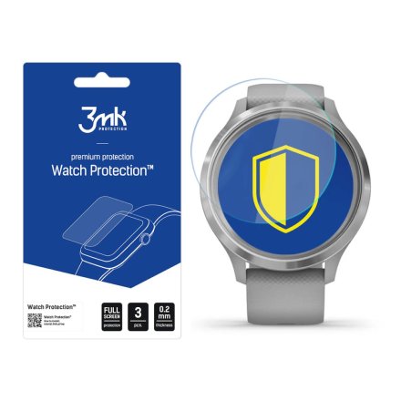 Garmin Vivomove 3 Szkło ochronne 3 szt - 3mk Watch Protection FlexibleGlass Lite