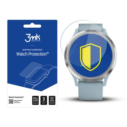 Garmin Vivomove HR Szkło ochronne 3 szt - 3mk Watch Protection FlexibleGlass Lite