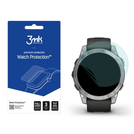 Garmin Fenix 7 Szkło ochronne 3 szt - 3mk Watch Protection FlexibleGlass Lite