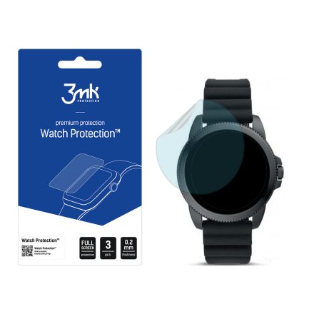 Fossil 5E męski Szkło ochronne 3 szt - 3mk Watch Protection FlexibleGlass Lite