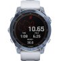 Zegarek Garmin Fenix 7 Sapphire Solar niebieski z białym paskiem 010-02540-25
