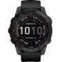 Zegarek Garmin Fenix 7 Sapphire Solar czarny z czarnym paskiem 010-02540-35