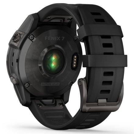 Zegarek Garmin Fenix 7 Sapphire Solar tytanowo-szary paskiem 010-02540-21