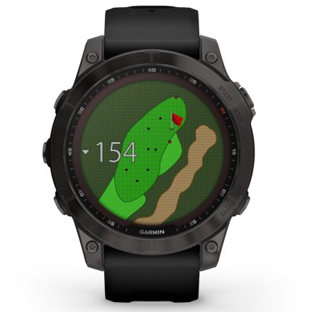 Zegarek Garmin Fenix 7 Sapphire Solar tytanowo-szary paskiem 010-02540-21