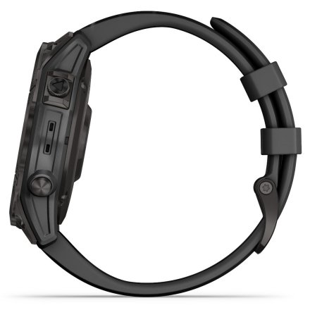 Zegarek Garmin Fenix 7 Sapphire Solar tytanowo-szary paskiem 010-02540-21
