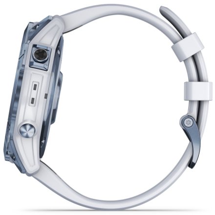 Zegarek Garmin Fenix 7X Sapphire Solar niebieski z białym paskiem 010-02541-15