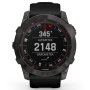 Zegarek Garmin Fenix 7X Sapphire Solar tytanowo-szary z czarnym paskiem 010-02541-11