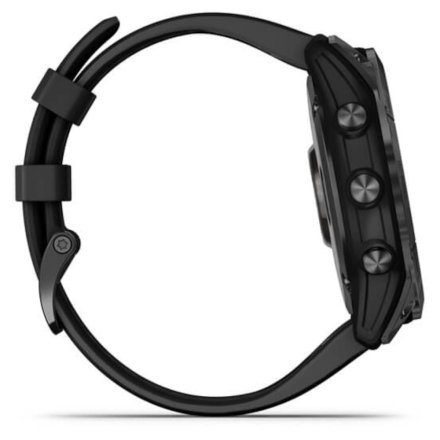 Zegarek Garmin Fenix 7X Solar czarny z czarnym paskiem 010-02541-01